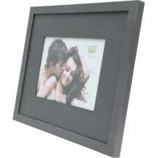 photo frame S67KS wooden mat 10x15 cm gray