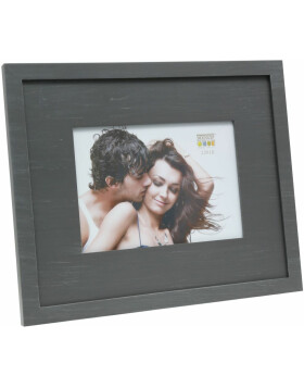 photo frame S67KS wooden mat 15x20 cm gray