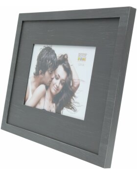 photo frame S67KS wooden mat 15x20 cm gray