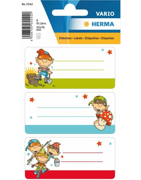 HERMA Sticker VARIO Schule Funny Friends