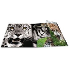 Postmappe A4 mit Gummizug Leopard
