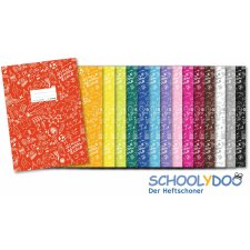 Exercise book cover A4 SCHOOLYDOO, dark pink