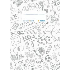 Exercise book cover A5 SCHOOLYDOO, white