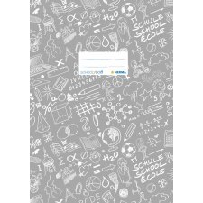 HERMA Excercise book cover A4 SCHOOLYDOO grey