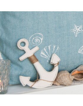 6H0763MN Clayre Eef - ANCHOR wall decoration natural