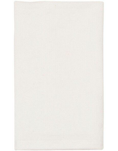 Serviettes en tissu 6 pi&egrave;ces Dot Jaquard blanc
