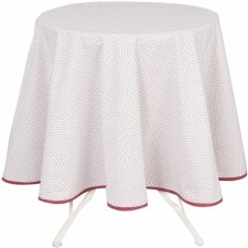 Tablecloth DOT07R Clayre Eef Ø 170 cm