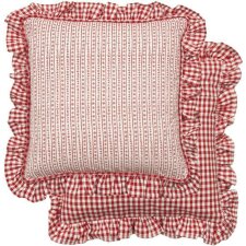 Pillow Just check Flower 40x40 cm red