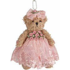 plush teddy pink 20 cm