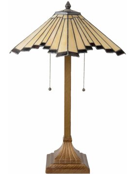 Lámpara de mesa Tiffany luz 45x64 cm