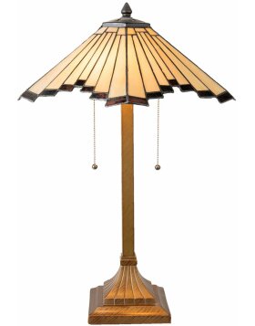 Lámpara de mesa Tiffany luz 45x64 cm