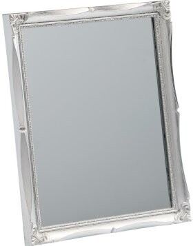 Spiegel 20x25 cm mit silber Leiste