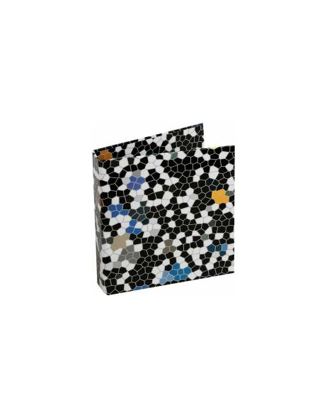 Janina Lamberty Carpeta de anillas Mosaico negro