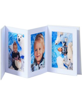 Cover set for endless fanfold white 13x18 cm self-adhesive