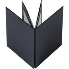 Kit de reliure pour leporello continu noir 15x20 cm autocollant