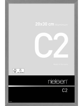 Nielsen Alurahmen C2 20x30 cm struktur grau matt