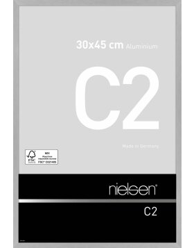 Nielsen Alurahmen C2 30x45 cm struktur silber matt