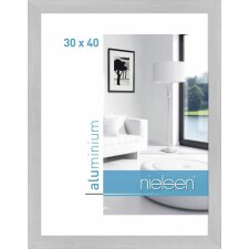 Cambio alu frame 30x40 cm silver frosted