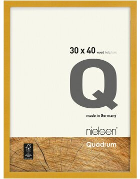 Marco de madera con clip Quadrum 18x24 cm amarillo