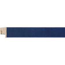 Holz-Wechselrahmen Quadrum 24x30 cm blau