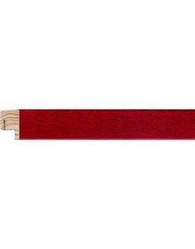 Houten clip-on lijst Quadrum 30x30 cm rood