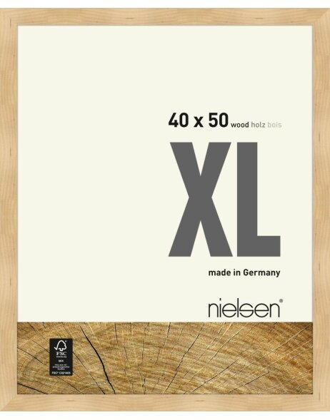 Cornice Nielsen in legno XL 40x50 cm acero