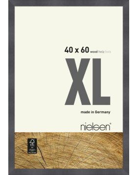 Cadre en bois Nielsen XL 40x60 cm gris