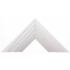 Marco de madera moderno 10 x 30 cm cristal antirreflectante blanco