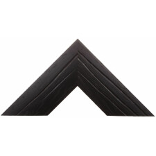 wooden frame H370 black 40x40 cm acrylic glass