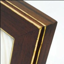 Ischia cadre portrait en bois 15x20 cm brun
