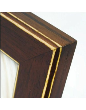 Ischia wood portrait frame 20x25 cm brown
