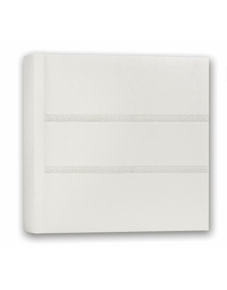 Album fotografico in pelle ZEP bianco 30x30 cm 80 pagine bianche