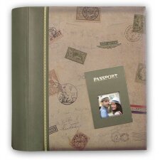 PASSPORT Album à pochettes 200 photos 11x16 cm
