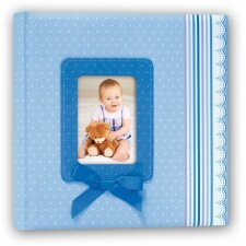 baby album RIBBON BLUE 24x24 cm