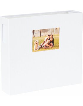 HNFD Album photo XL LONA 1000 photos blanc 168 pages blanches 34,5x33 cm