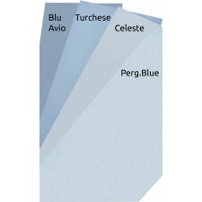 HNFD Passepartout su misura - Perg Blue (azzurro)