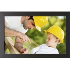 wooden frame Classic 10x15 cm Museum glass black