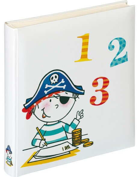 Walther album enfant &eacute;cole pirate 28x30,5 cm 50 pages blanches