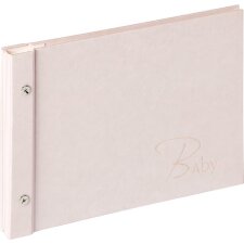 Álbum de rosca Sinfonia Baby rosa 26,5x19 cm