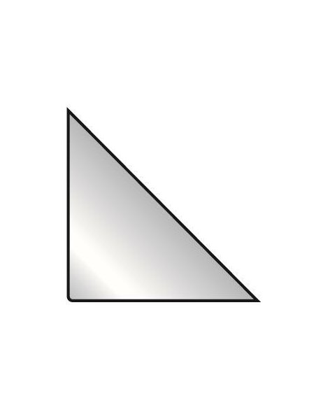 100 pochettes triangulaires autocollantes 140x140 mm