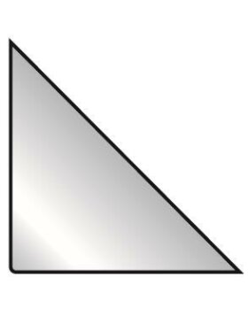 6 pochettes triangulaires autocollantes 170x170 mm