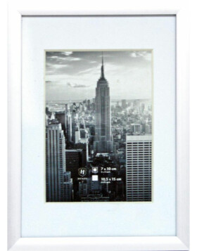 Manhattan cadre alu 20x30 cm blanc