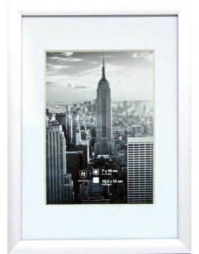 Aluminium lijst Manhattan 40x50 cm wit
