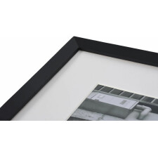 Wooden frame Umbria 10x15 cm black
