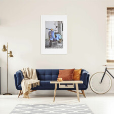 Wooden frame Umbria 40x50 cm white