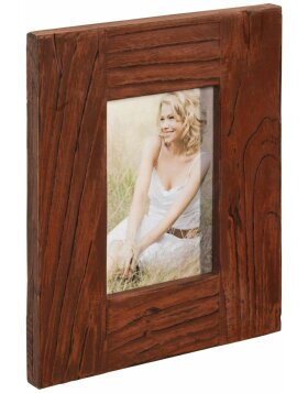 Cornice di legno per ritratto country crimson 10x15 cm