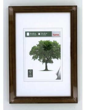 Wooden frame "Spessart", dark brown, 30 x 40 cm
