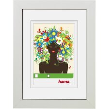 Arona Plastic Frame, white, 13 x 18 cm