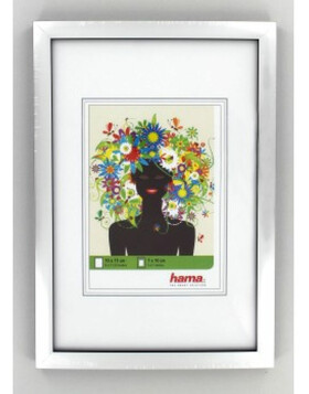 Arona Plastic Frame, silver, 10 x 15 cm