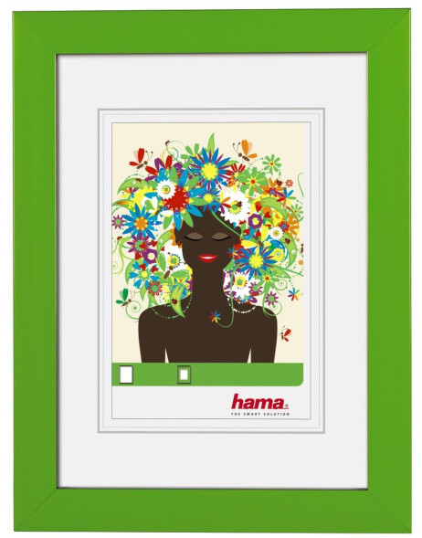 Arona Plastic Frame, green, 10 x 15 cm
